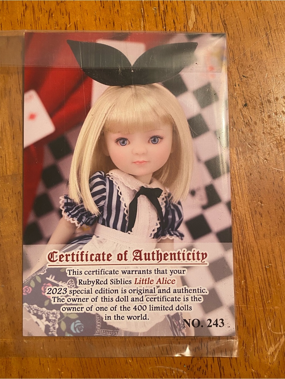 Ruby Red Fashion Friends L’il Siblie “Little Alice”